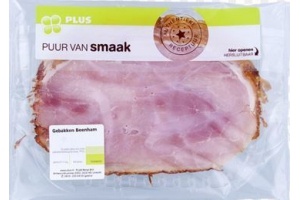 plus puur van smaak gebakken beenham