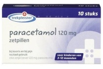 paracetamol 120 mg zetpillen