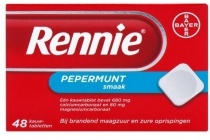 rennie kauwtablet