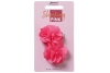 zenner shocking pink snapclip haarspelden met bloemen