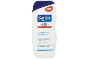 sanex men body face en hair