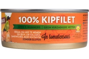 Nobles 100% kipfilet €1,- per blik - Beste.nl