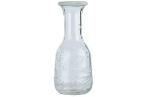 glazen fles met dop