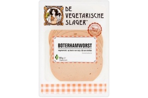 de vegetarische slager boterhamworst