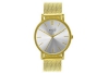 regal mesh horloge limited edition goudkleurig