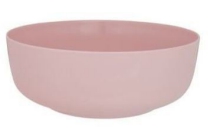 schaal uni 23 cm roze