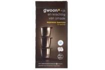 g woon espresso capsules