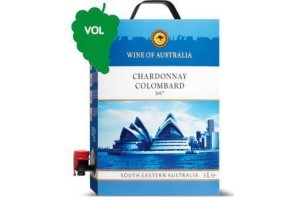 chardonnay colombard south eastern australia 2017 3 liter bag in box