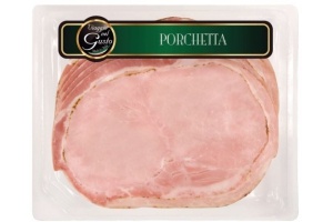 gesneden porchetta