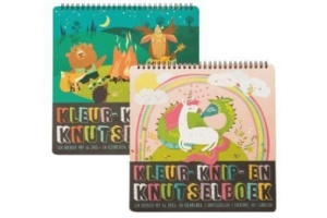 kleur knip knutselboek