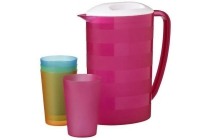 schenkkan met 4 bekers
