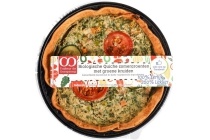 de oorsprong quiche zomergroenten groene kruiden