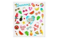 zomerse stickers