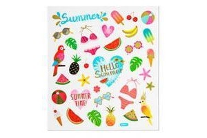 zomerse stickers