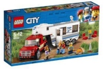 lego city pick uptruck en caravan
