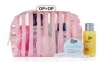 etos toilettas transparant pink stripes