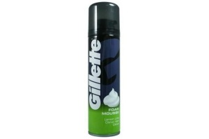 gillette scheerschuim lemon en lime