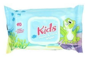 sense kids hand en face wipes