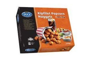 duca snacks kipfilet popcorn nuggets