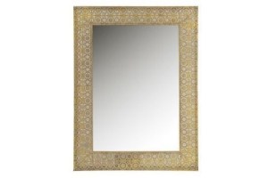spiegel met gouden lijst