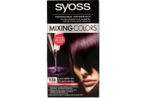 syoss mixing colors