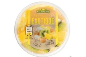 fruitsalade op sap