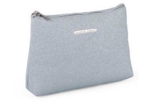 quattro colori sparkling silver cosmetic case