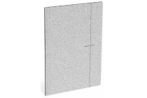 quattro colori sparkling silver elastomap folio