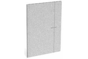 quattro colori sparkling silver elastomap folio