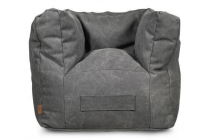 fauteuil stonewashed canvas grey