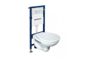 sanyone forza hangtoilet met geberit duofix inbouwreservoir