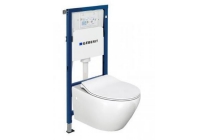 linie sirocco hangtoilet met geberit duofix inbouwreservoir