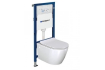 luca varess borneo fino hangtoilet met geberit duofix inbouwreservoir