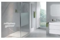 glasmotief helder glas matte strook