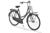 pelikaan transportfiets zwart grijs