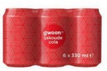 g woon cola sixpack