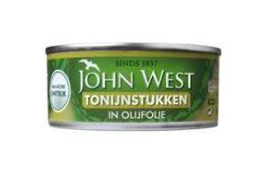 john westen tonijnstukken in olijfolie