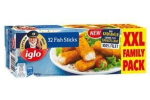 iglo vissticks family pack