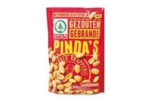 spar gezouten en gebrande pinda s