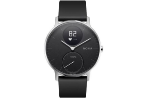 nokia steel hr zwart zilver 36mm