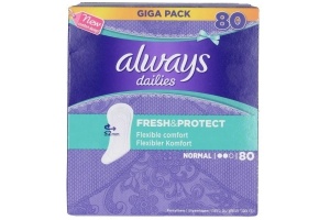 always dailies fresh en protect normal inlegkruisjes