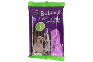 balance soft sticks lamb en rice