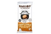 hands off crispy cookie salted caramel