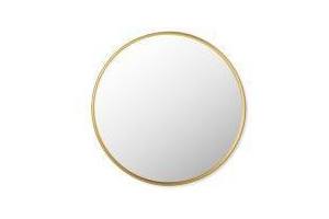 ronde gouden spiegel