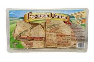 focaccia umbra 8x250 gram