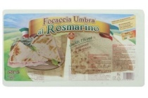 focaccia umbra al rosmarino 8x250 gram