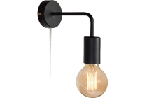 wandlamp balor zwart