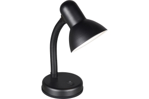 bureaulamp bulb zwart