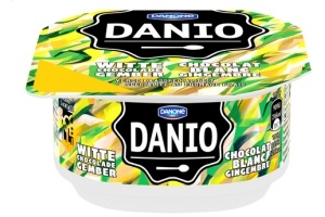 danio witte chocolade met gember