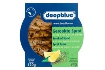 deepblue gerookte sprot in olie met tijm en citroen